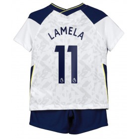 Camisolas de futebol Tottenham Hotspur Lamela 11 Criança Equipamento Principal 2020/21 Manga Curta